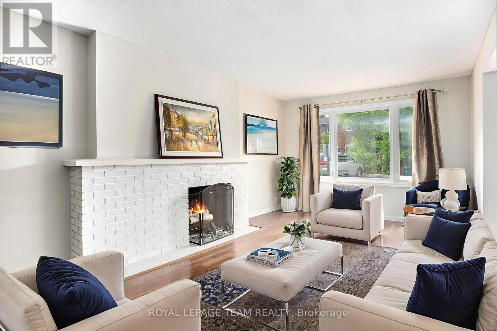 Living Room Virtually Staged