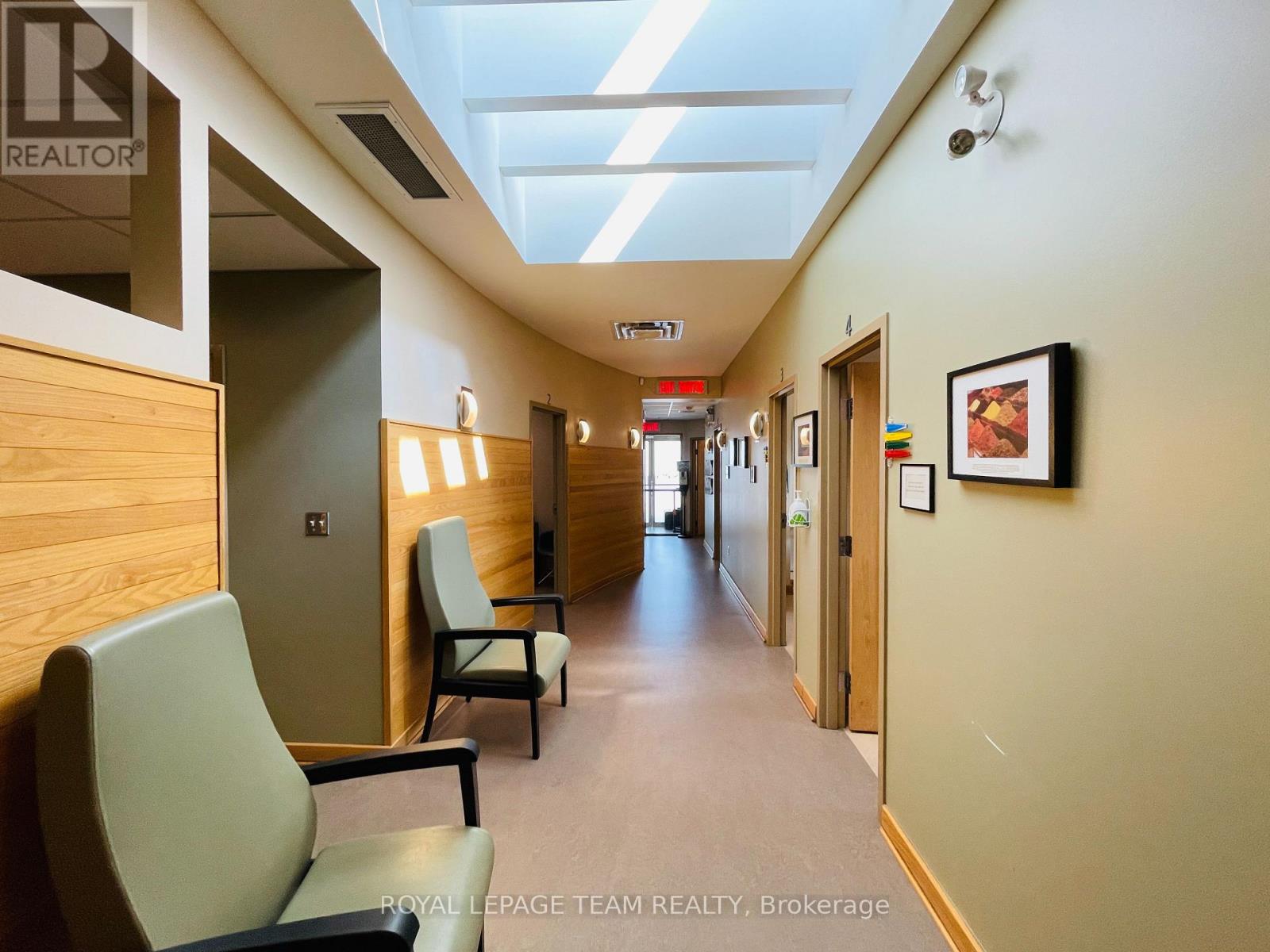 Hall with light box