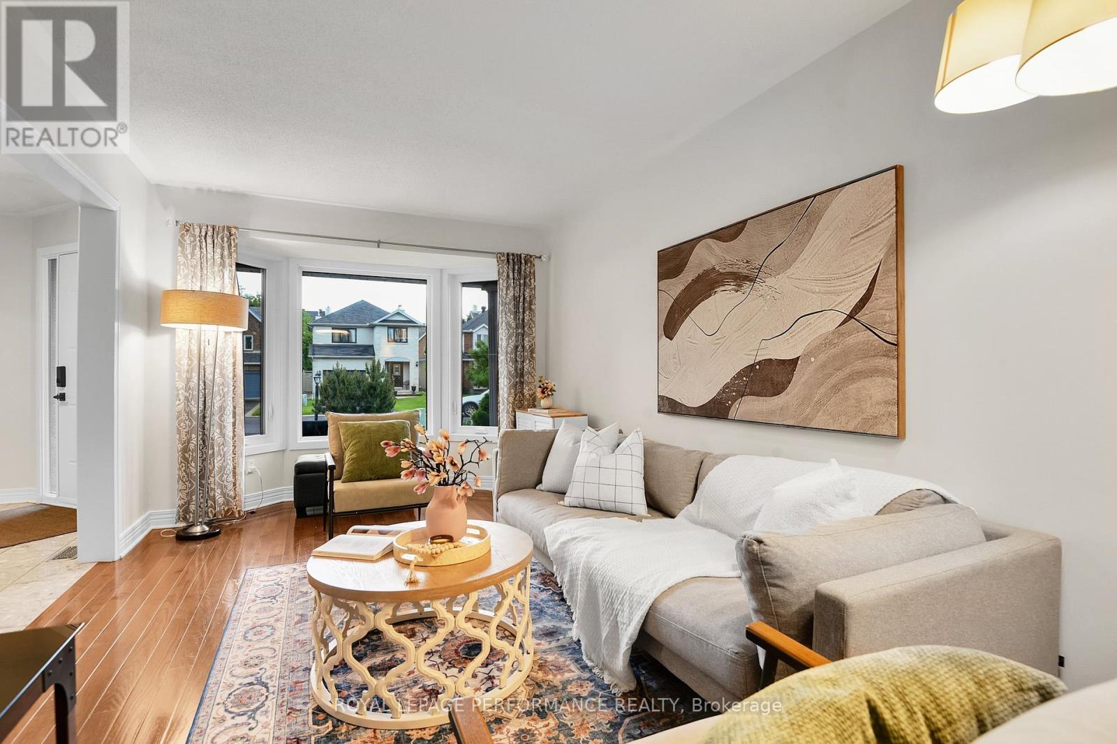 Large window makes for a bright living room