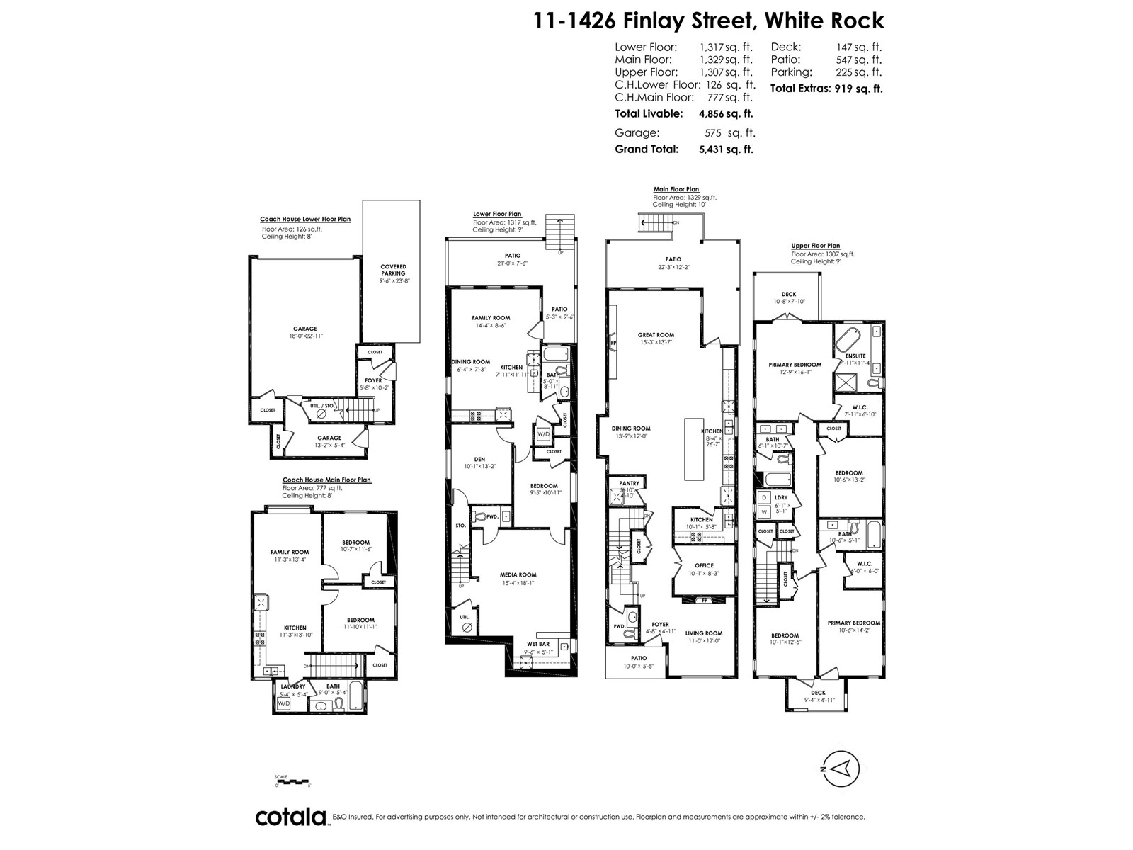 11 1426 FINLAY STREET, White Rock real estate listing R2978064