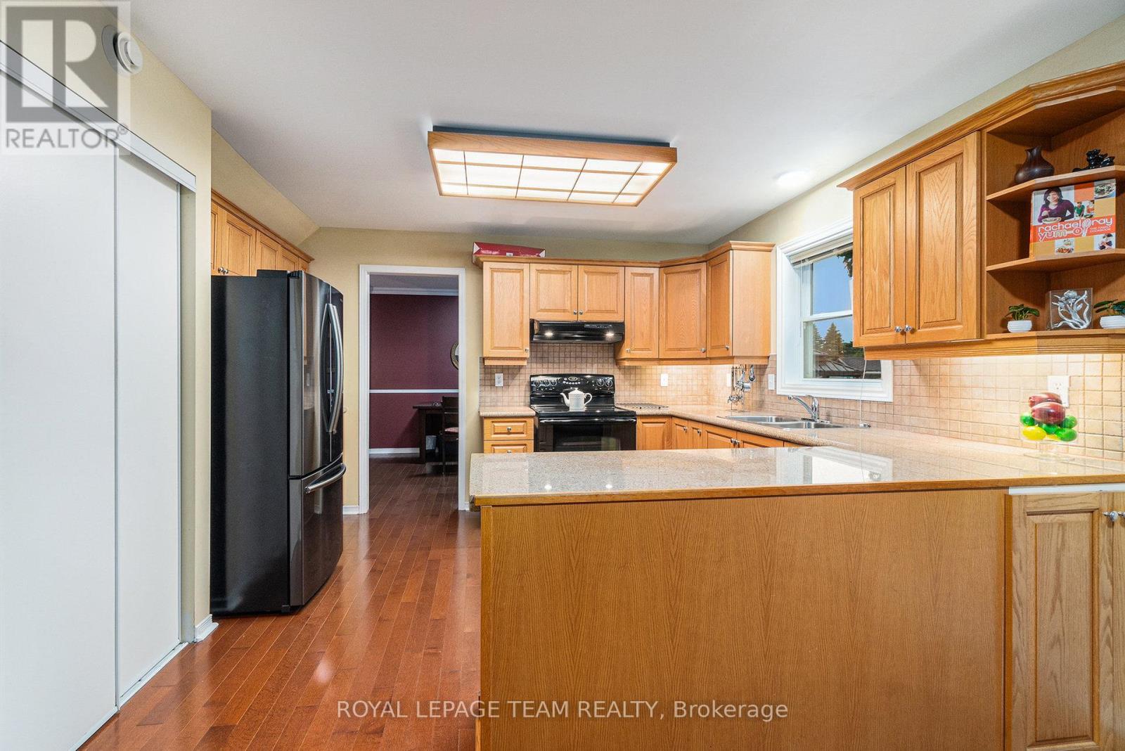 Rear facing kitchen