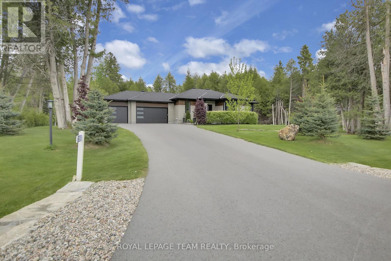 Long paved driveway!