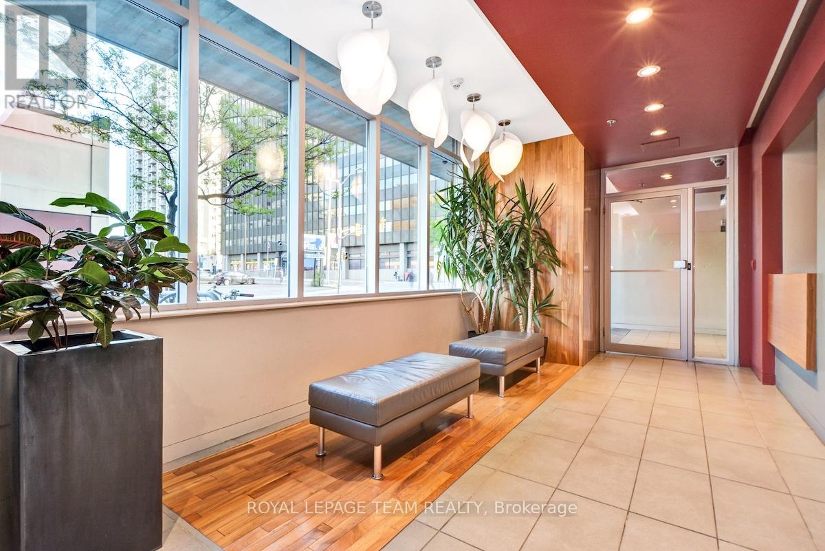 Building Foyer with part time concierge service.