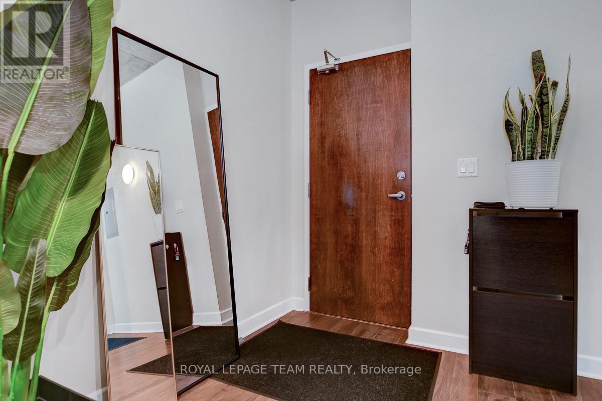 Heat, hydro, and water are included in condo fees.