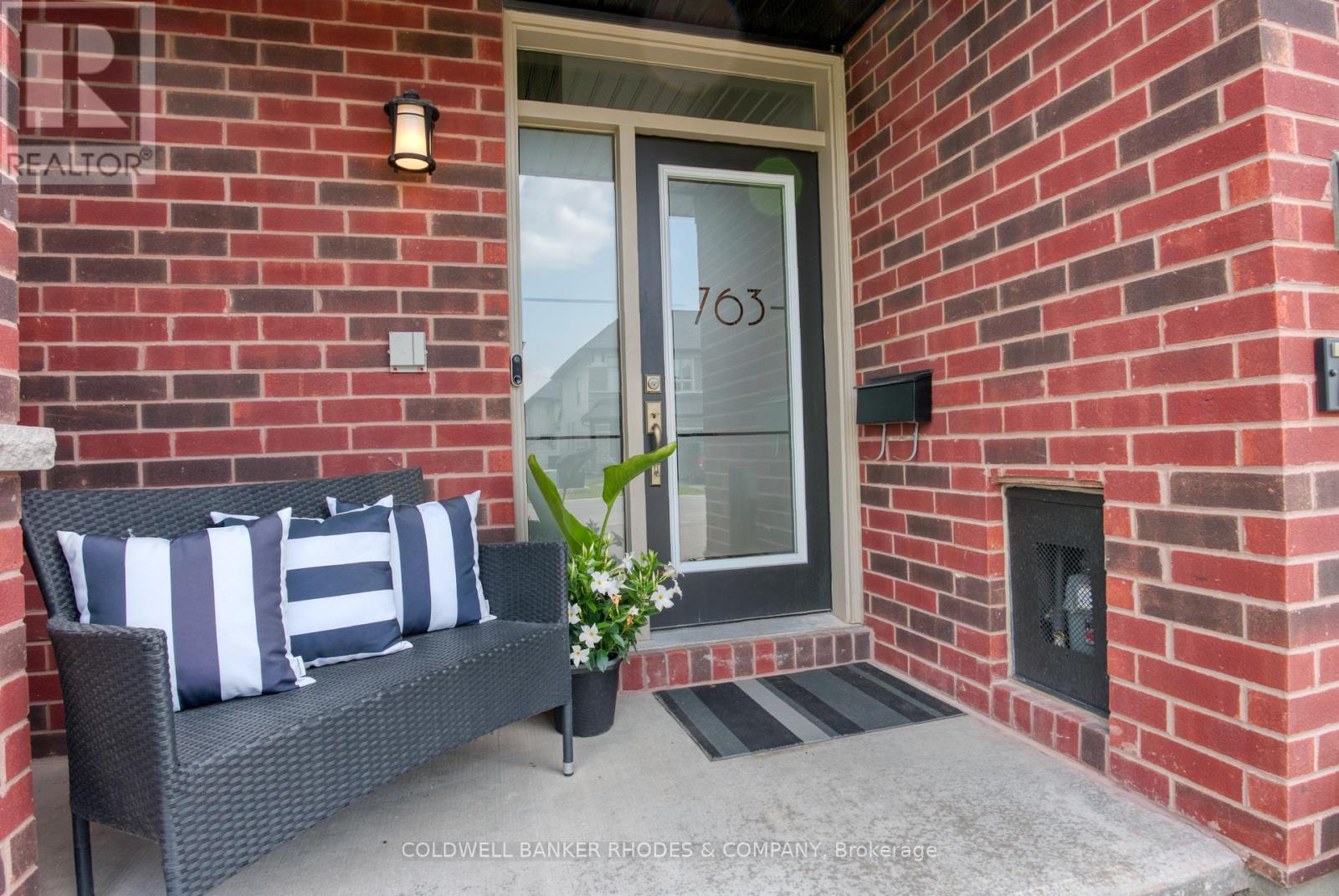 Welcoming front porch