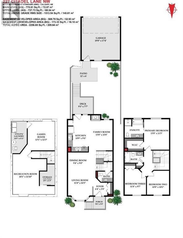 Single Family House for Sale in  Citadel Lane NW Citadel Calgary 