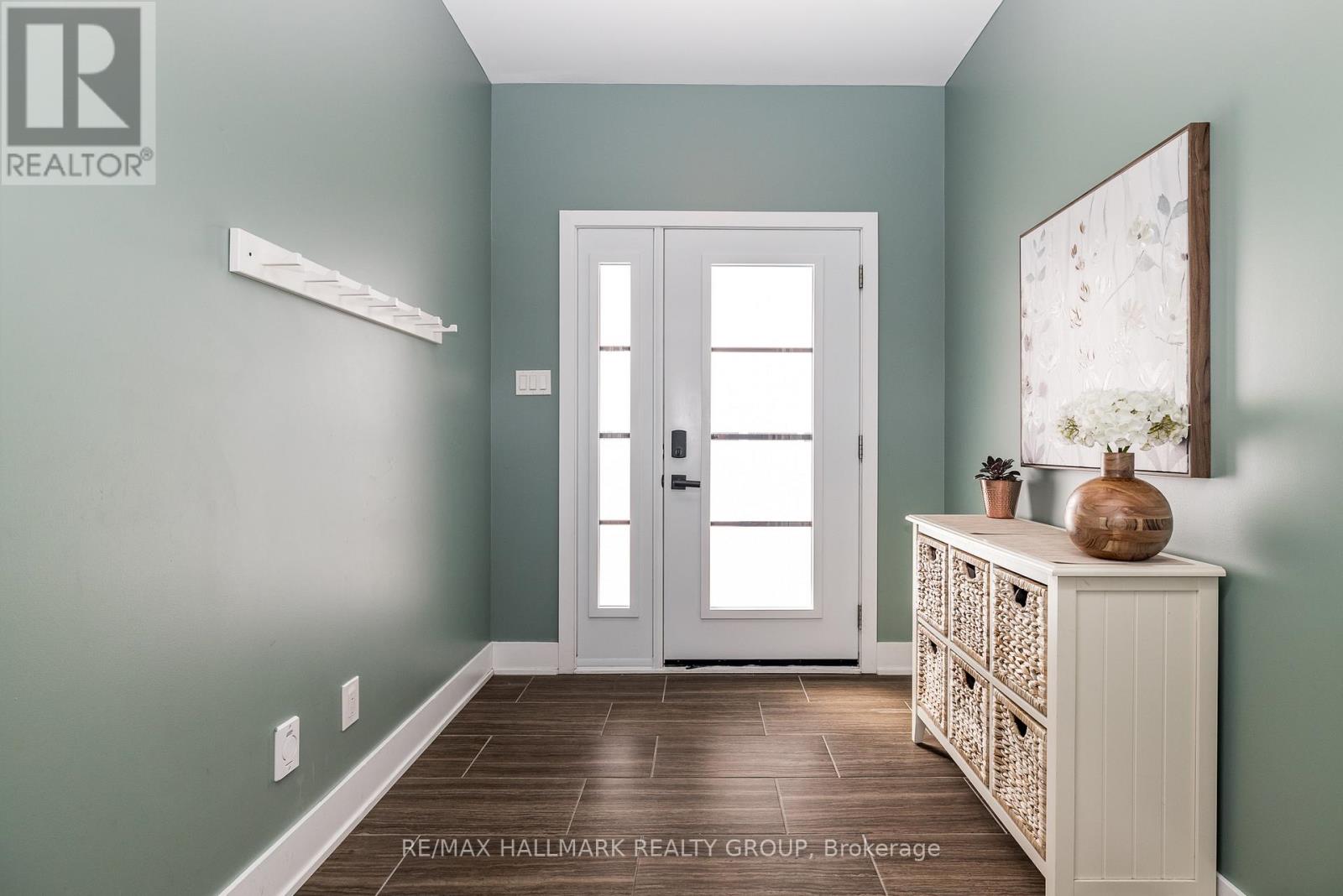 Spacious front entry.