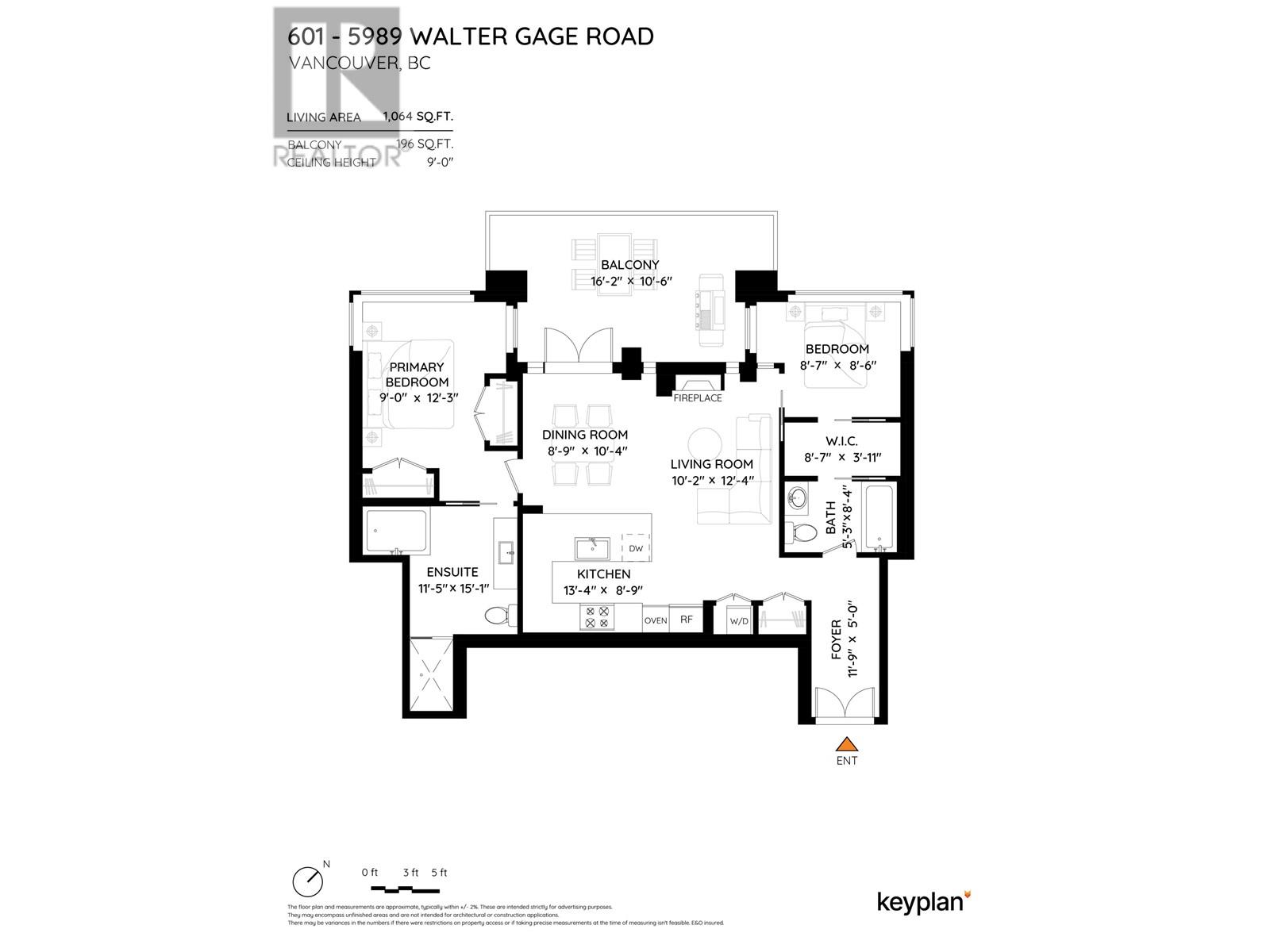 Photo 5 of 601 5989 Walter Gage Road, Vancouver BC