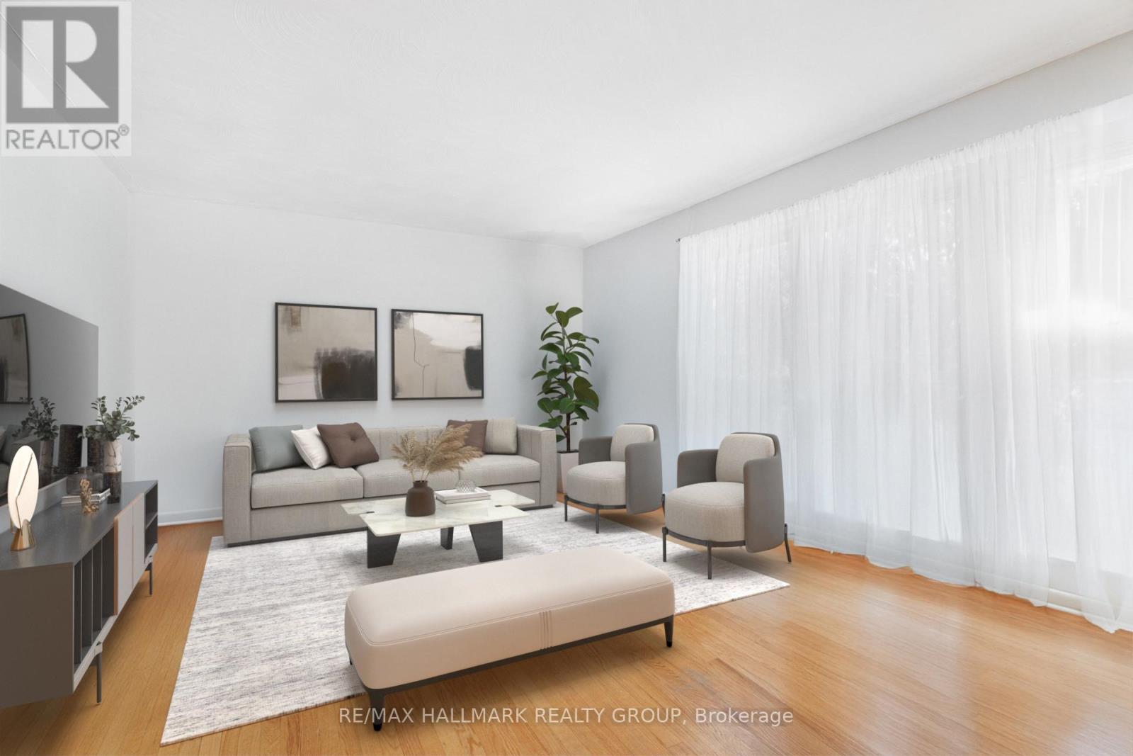 Living Room Virtually Staged