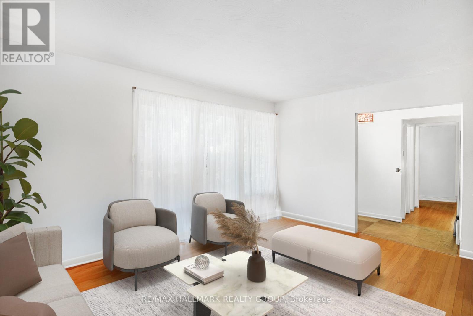 Living Room Virtually Staged