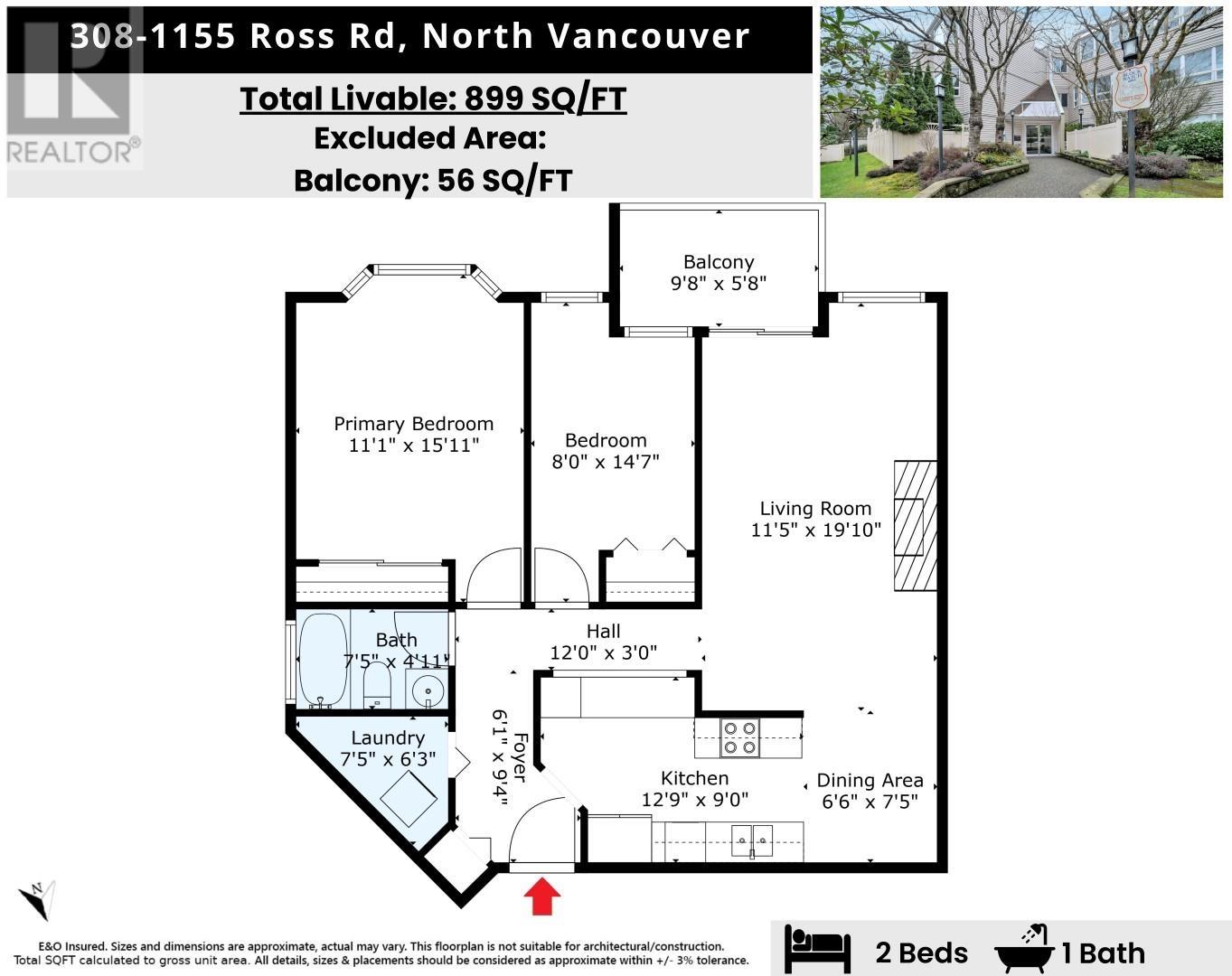 Photo 30 of 308 1155 Ross Road, North Vancouver BC