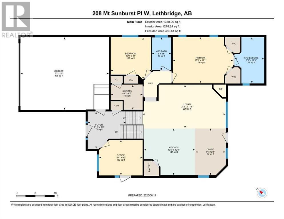 Single Family House Bi-level for Sale in  Mt Sunburst Place W Sunridge Lethbridge 