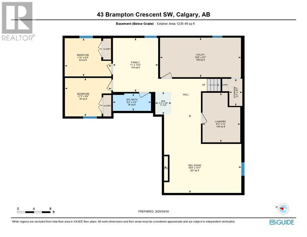 Single Family House Bungalow for Sale in  Brampton Crescent SW Braeside Calgary 