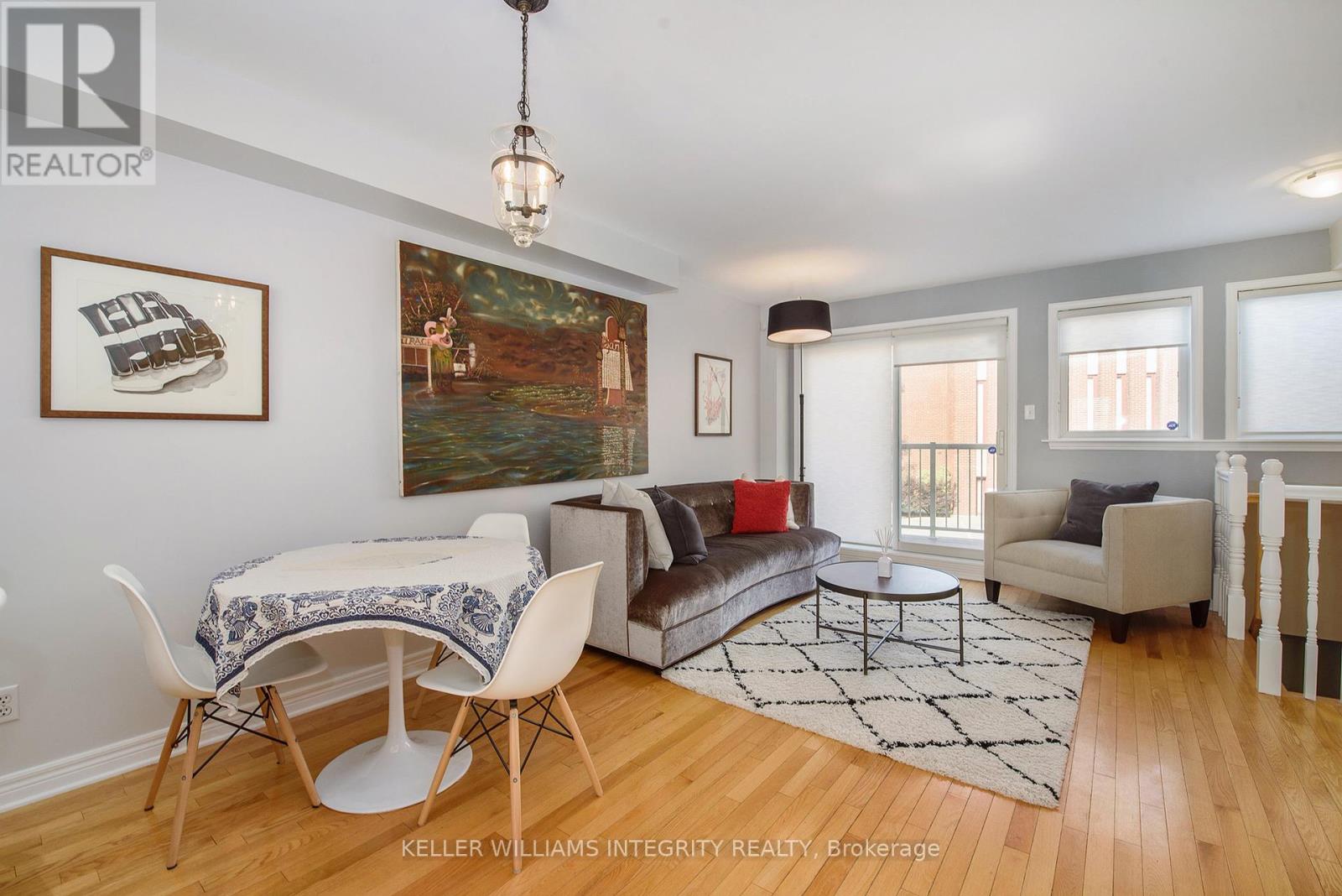 Carpet-free, hardwood floors and stairs throughout