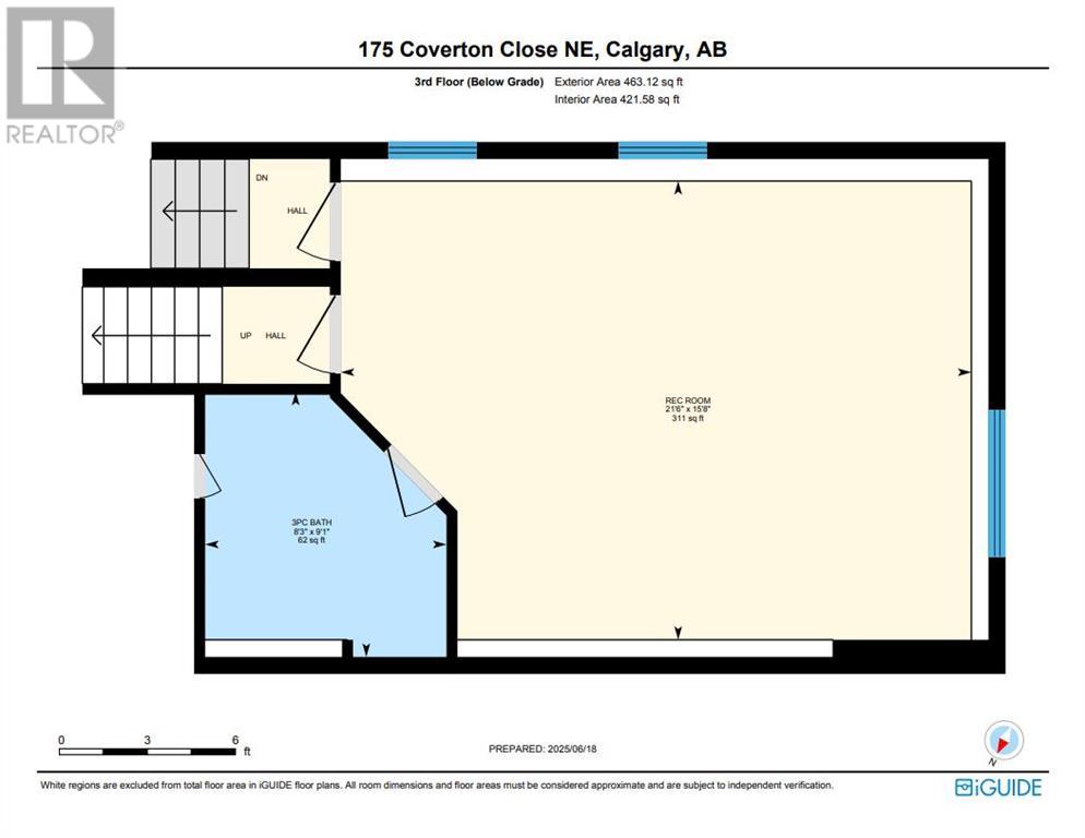 Single Family House 4 Level for Sale in  Coverton Close NE Coventry Hills Calgary 