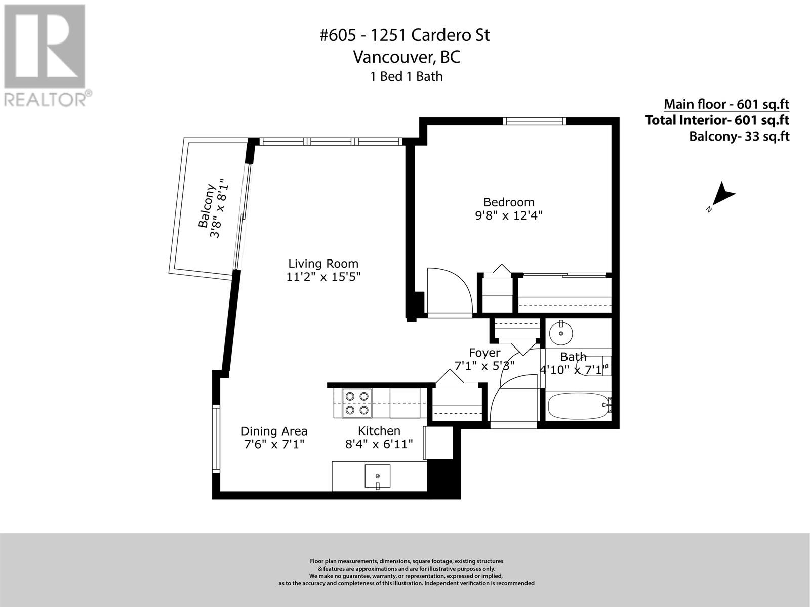 Photo 15 of 605 1251 Cardero Street, Vancouver BC