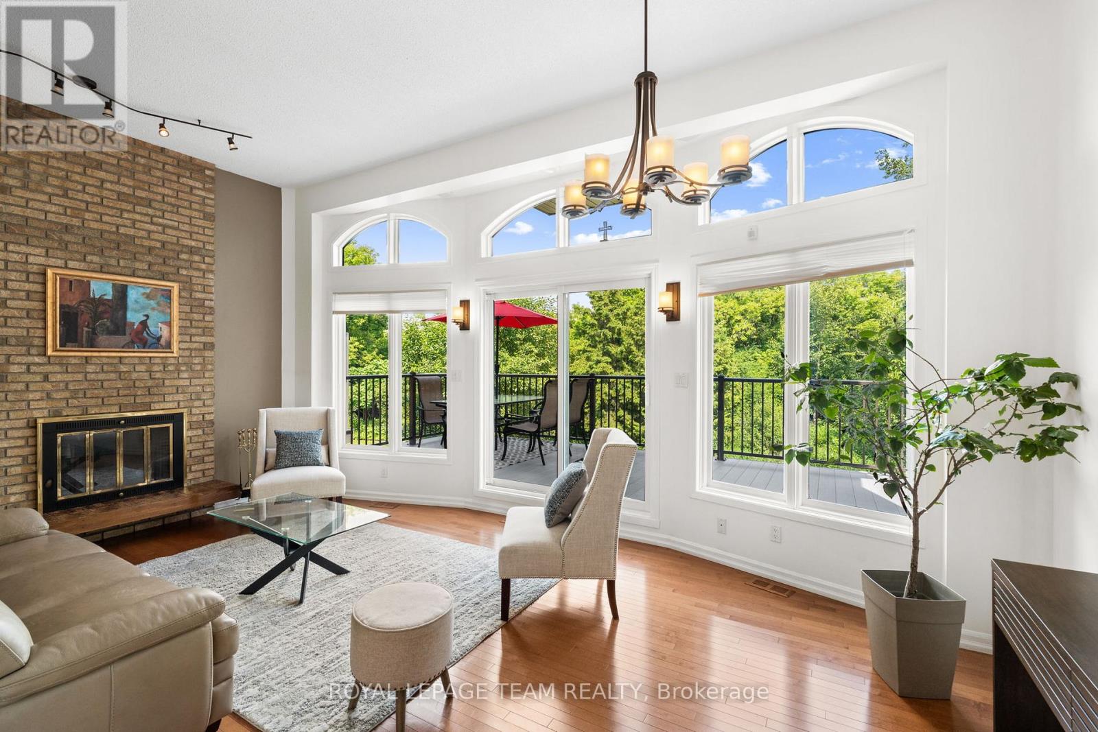 Living Room looking onto huge balcony
