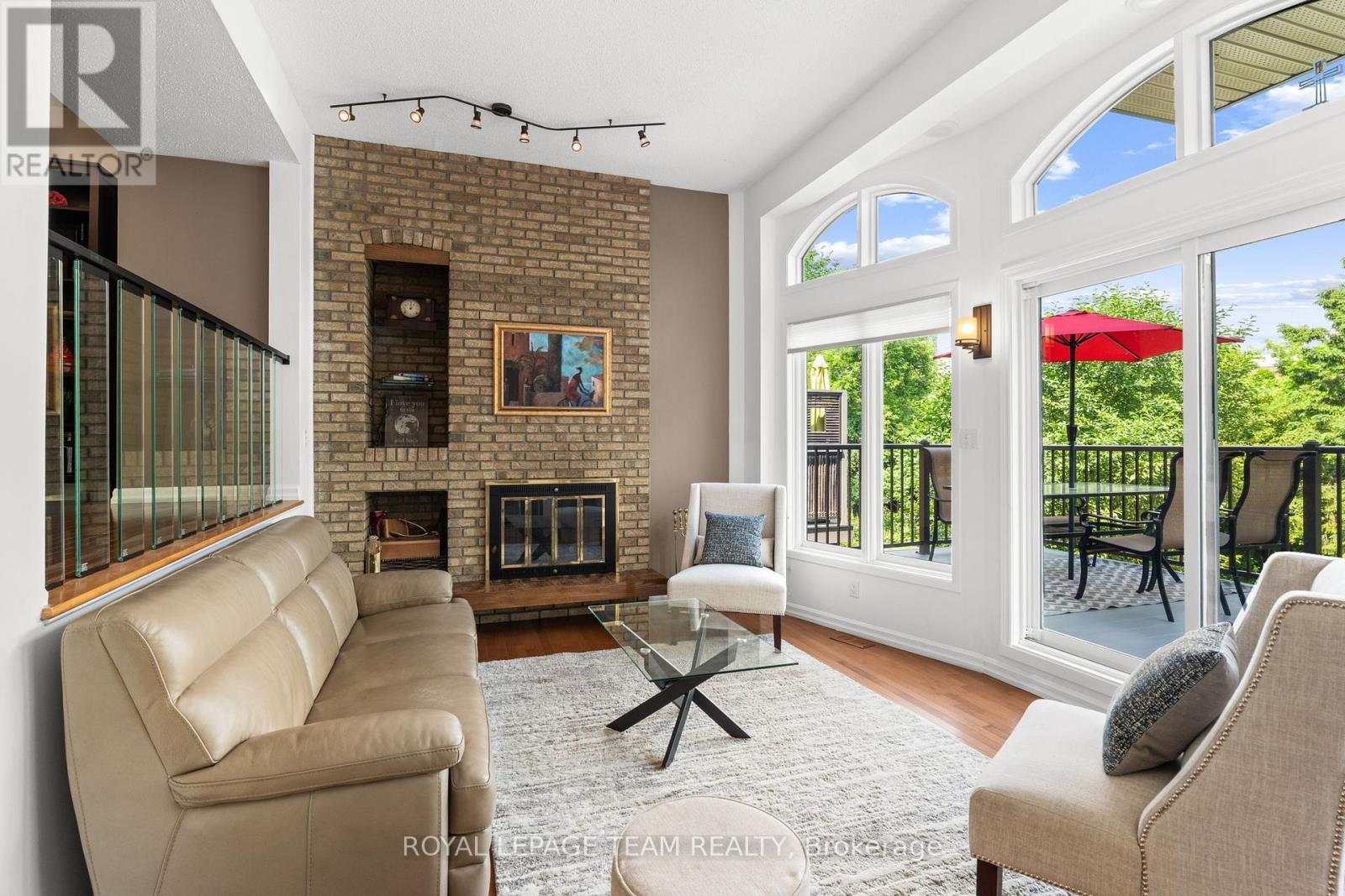Living Room Overlooking Forest