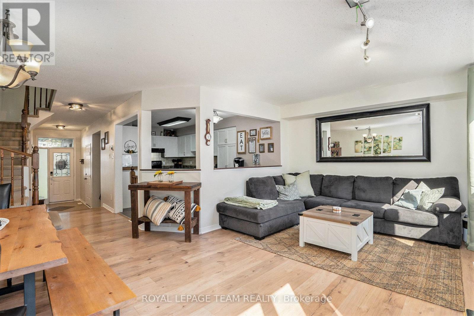 Living Area towards kitchen and foyer