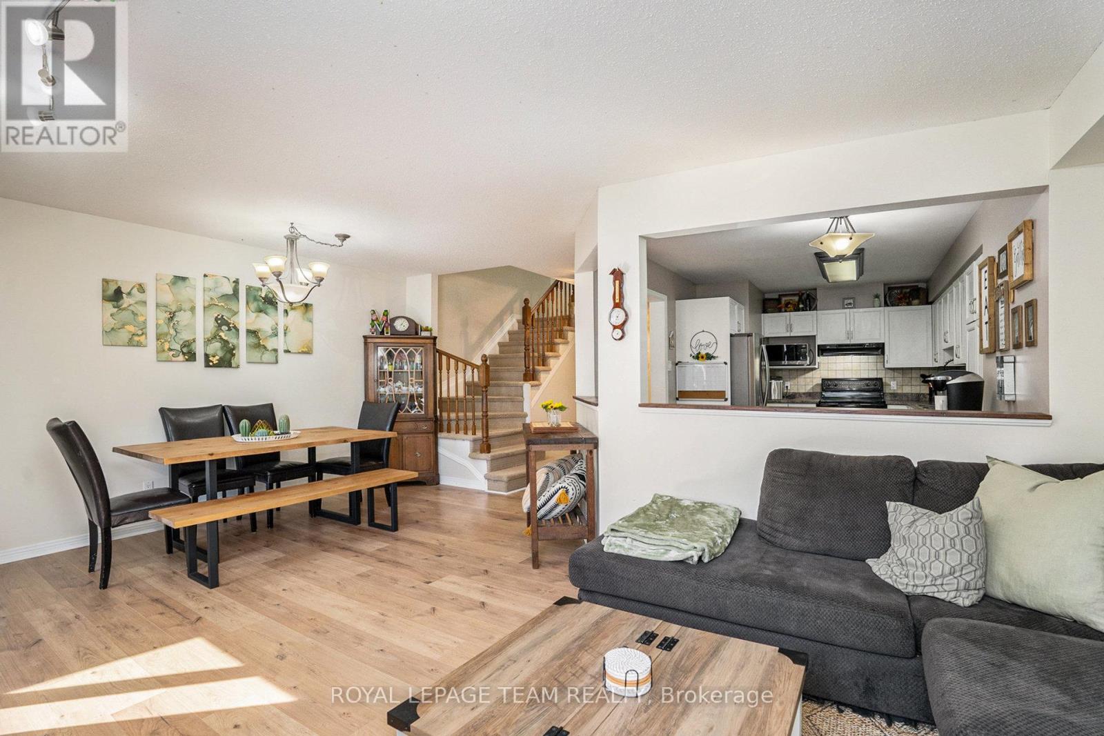 Open concept living area