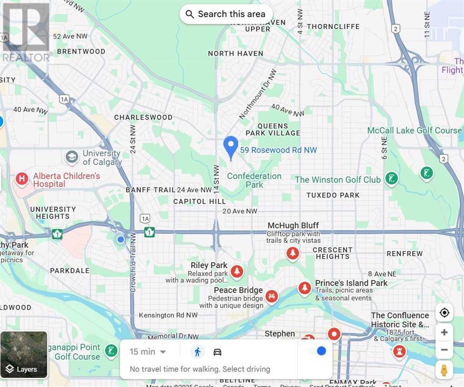 Single Family House Bungalow for Sale in  Rosewood Road NW Rosemont Calgary 