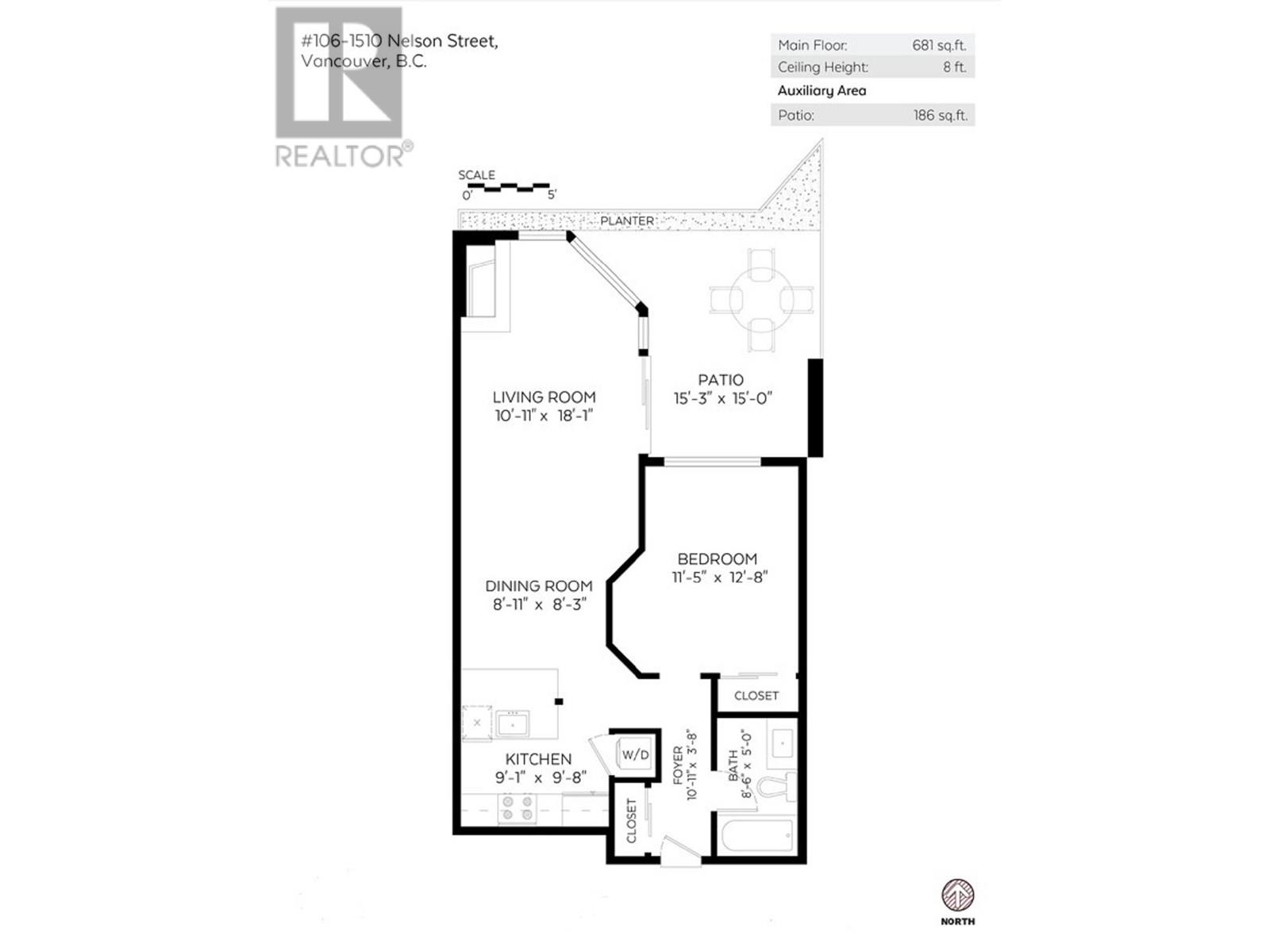 Photo 15 of 106 1510 Nelson Street, Vancouver BC