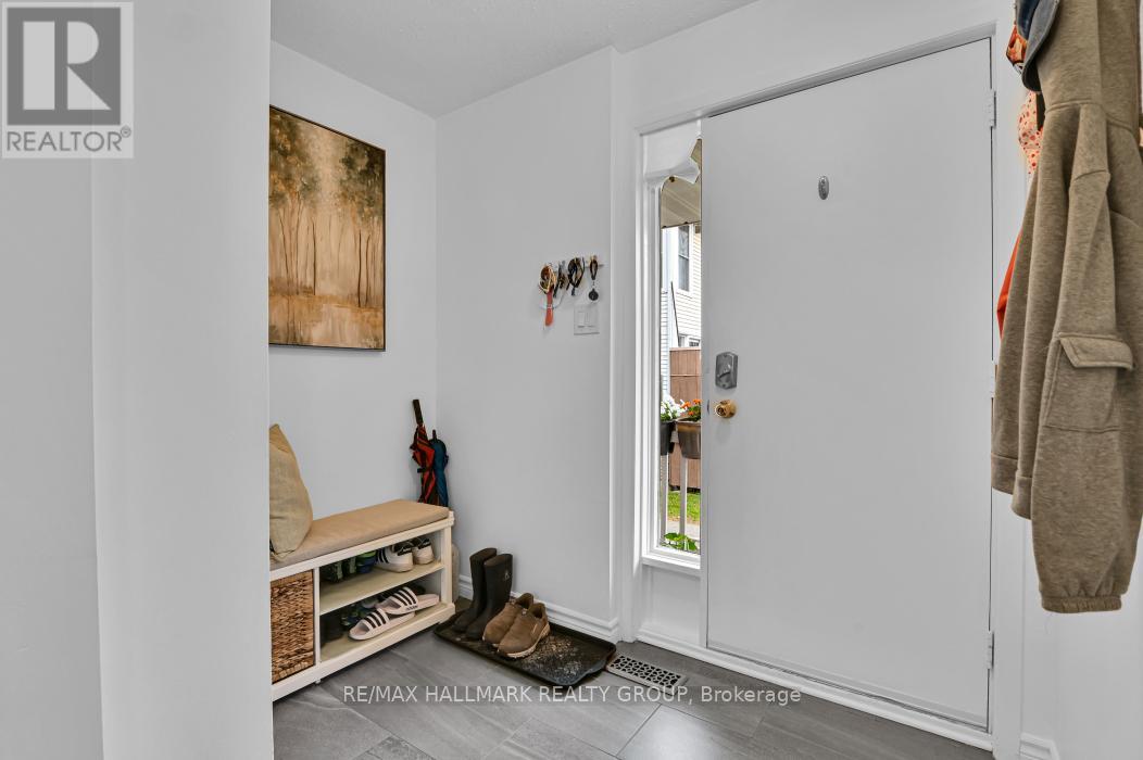 Open front door Foyer