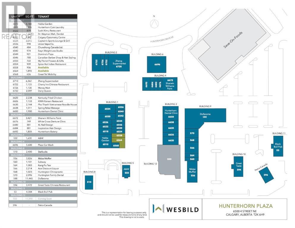Retail for Sale in  &   Street NE Huntington Hills Calgary 