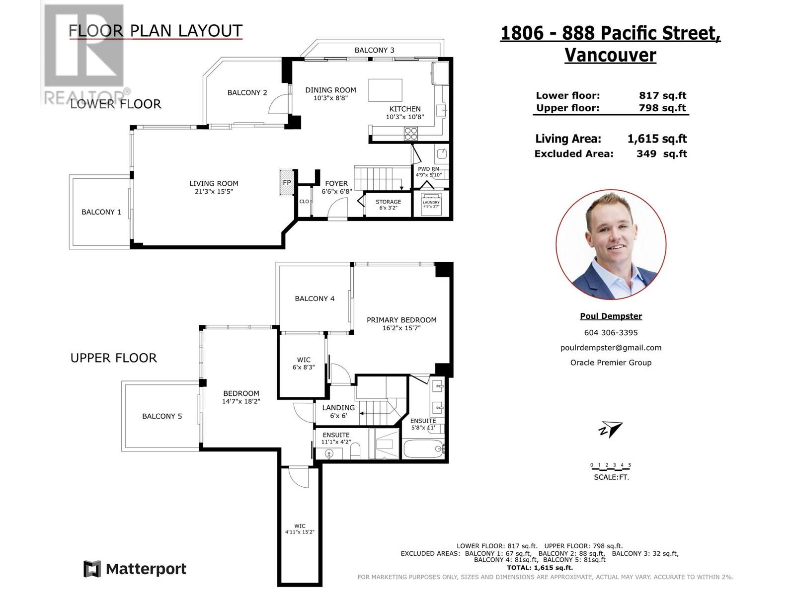 Photo 7 of 1806 888 Pacific Street, Vancouver BC