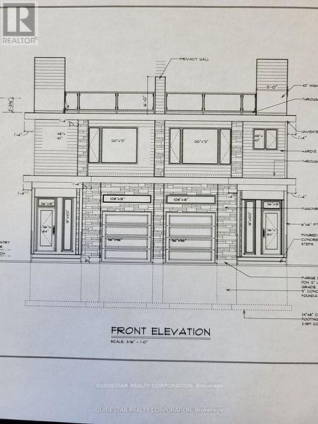 Frontal elevation