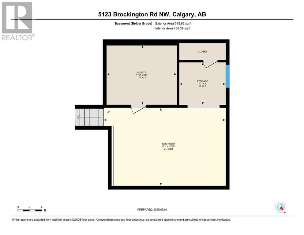 Single Family House 4 Level for Sale in  Brockington Road NW Brentwood Calgary 