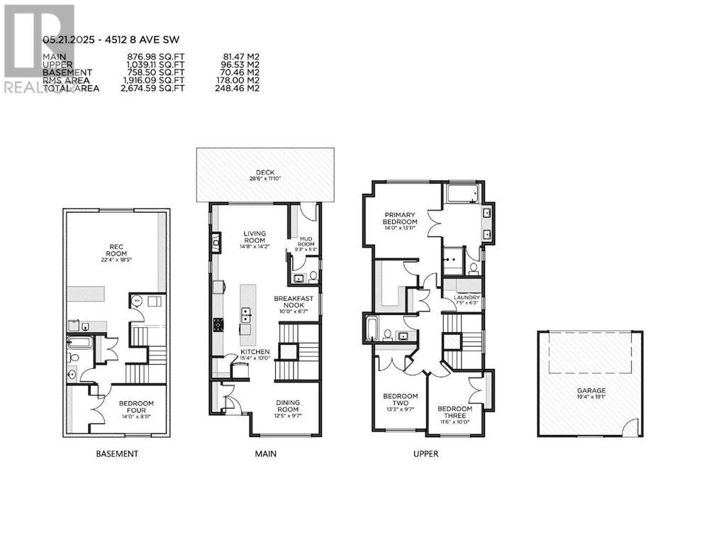 Single Family House for Sale in   Avenue SW Rosscarrock Calgary 