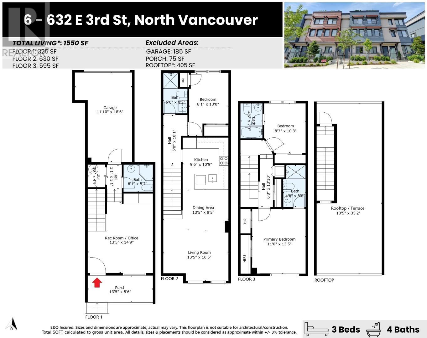 Photo 2 of 6 632 E 3rd Street, North Vancouver BC