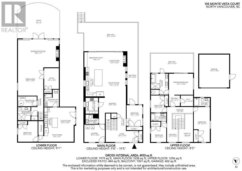 Photo 11 of 105 Monte Vista Court, North Vancouver BC