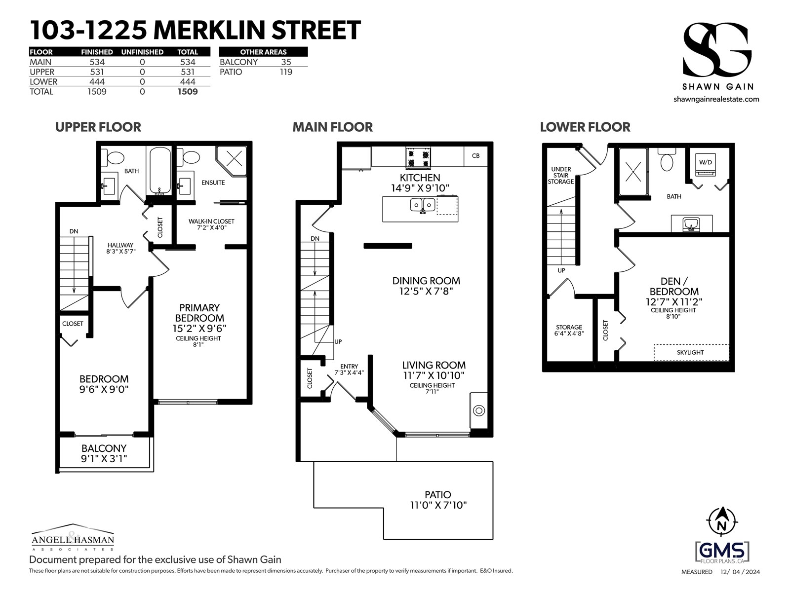 103 1225 MERKLIN STREET, White Rock