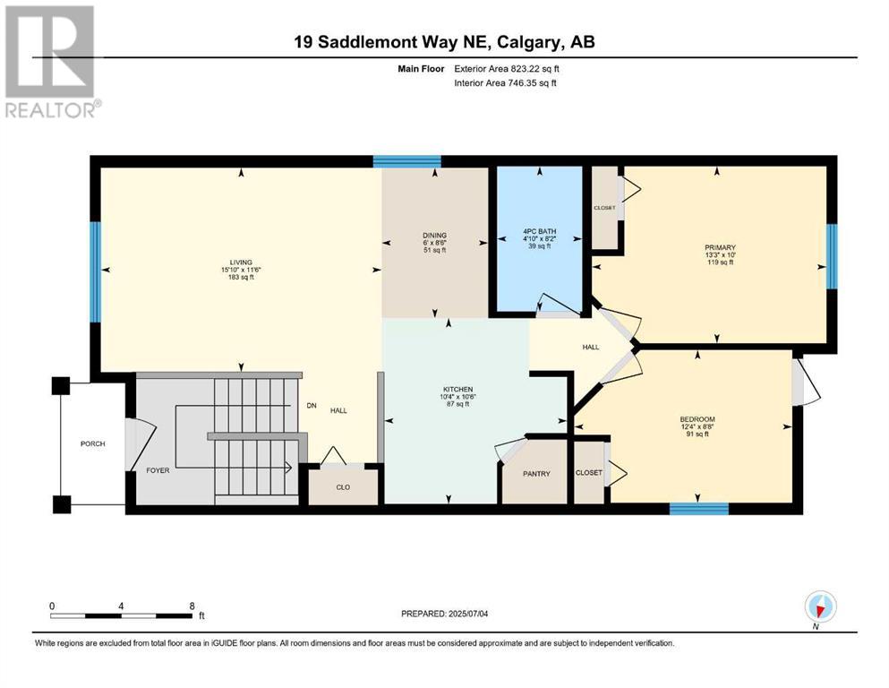 Single Family House Bi-level for Sale in  Saddlemont Way NE Saddle Ridge Calgary 