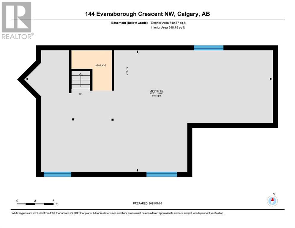 Single Family House for Sale in  Evansborough Crescent NW Evanston Calgary 
