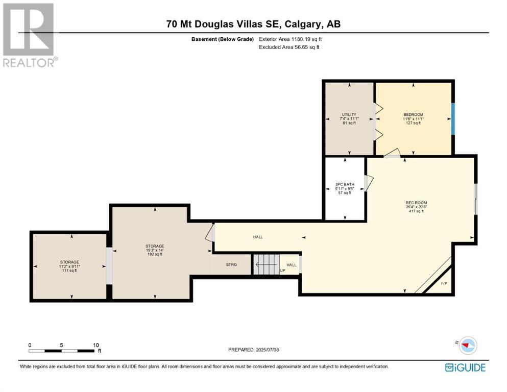 Single Family House Bungalow for Sale in  Mt Douglas Villas SE McKenzie Lake Calgary 