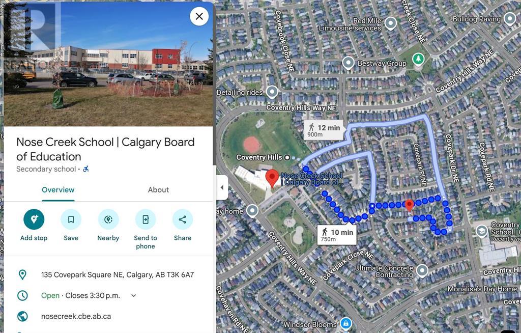 Single Family House for Sale in  Covepark Way NE Coventry Hills Calgary 