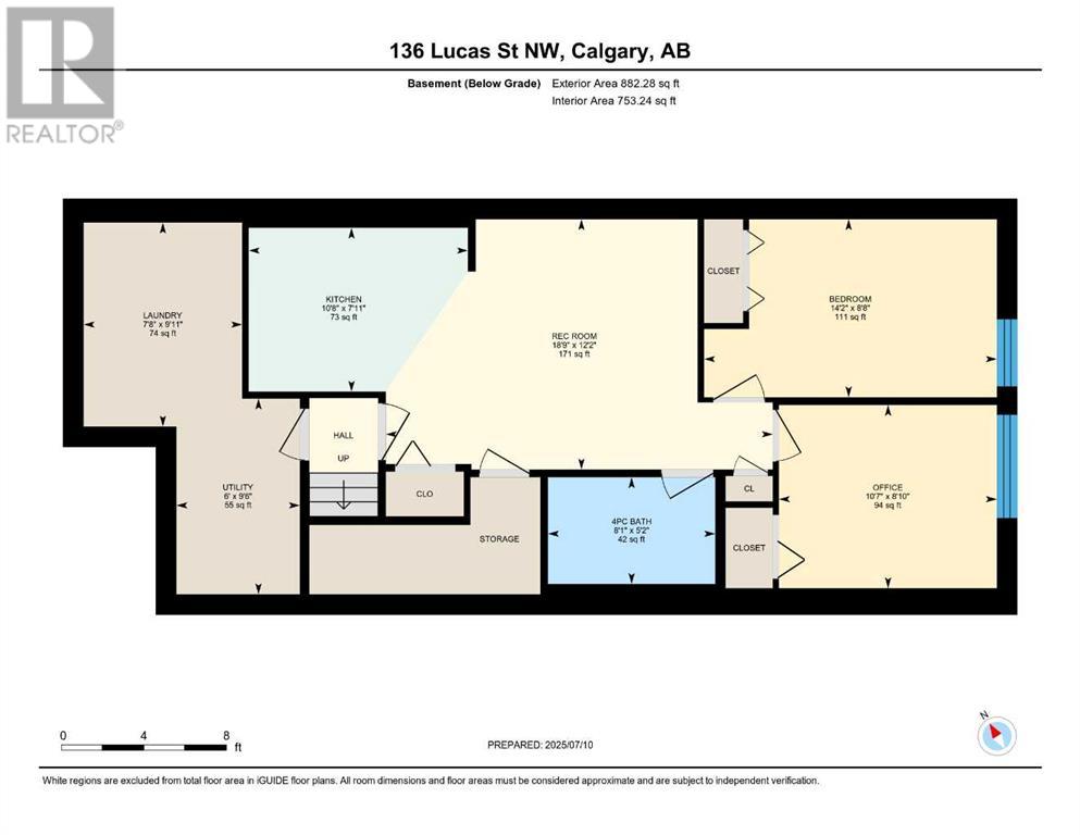 Single Family House for Sale in  Lucas Street NW Livingston Calgary 