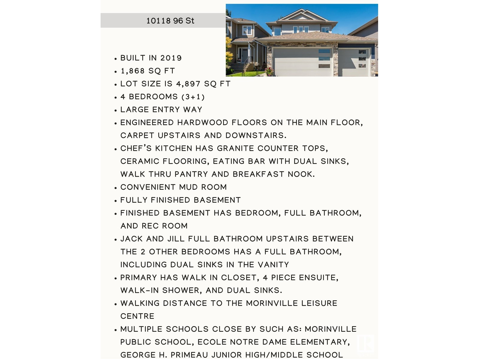 Photo 2 of 10118 96 St, Morinville AB