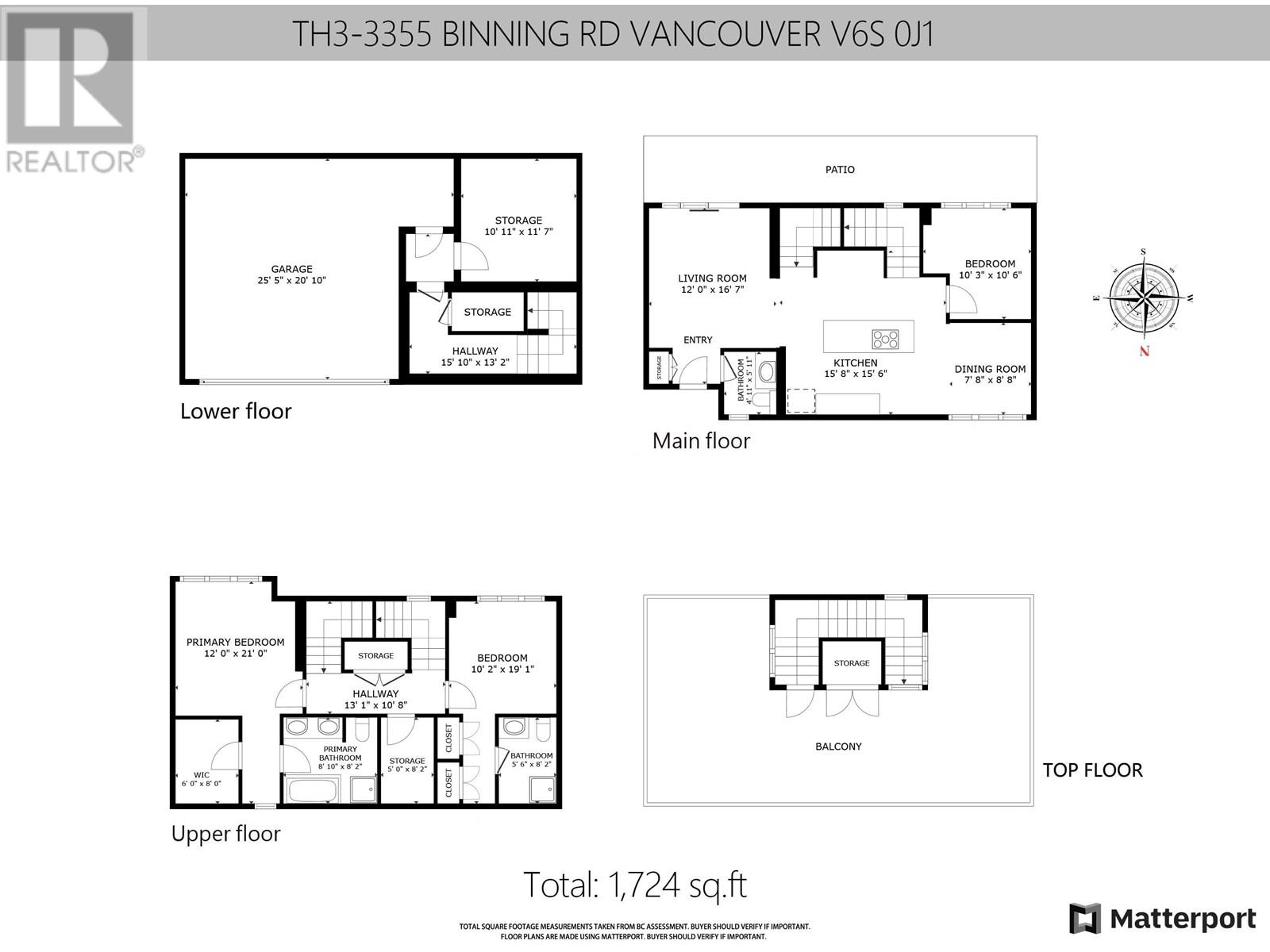 TH3 3355 BINNING ROAD, Vancouver