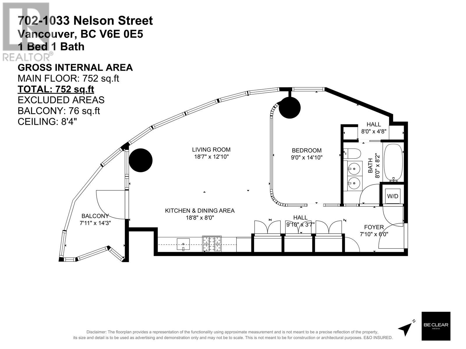 Photo 11 of 702 1033 Nelson Street, Vancouver BC