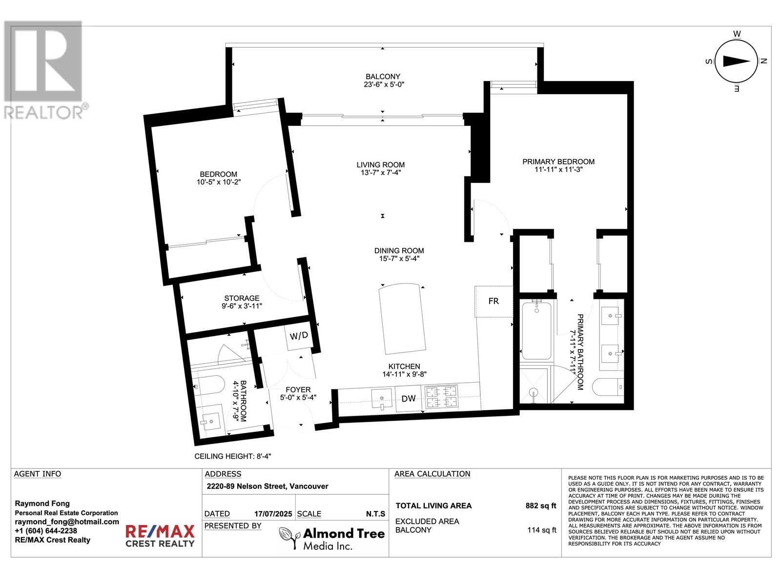 Photo 2 of 2220 89 Nelson Street, Vancouver BC