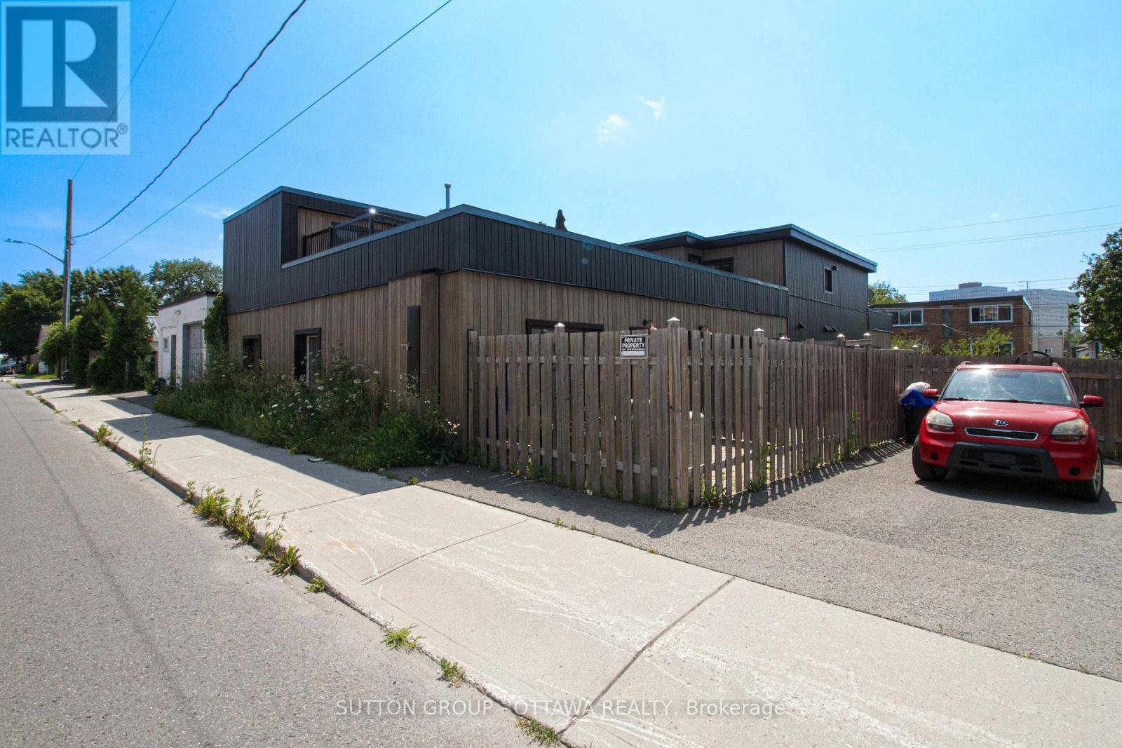 Rear of property & parking space