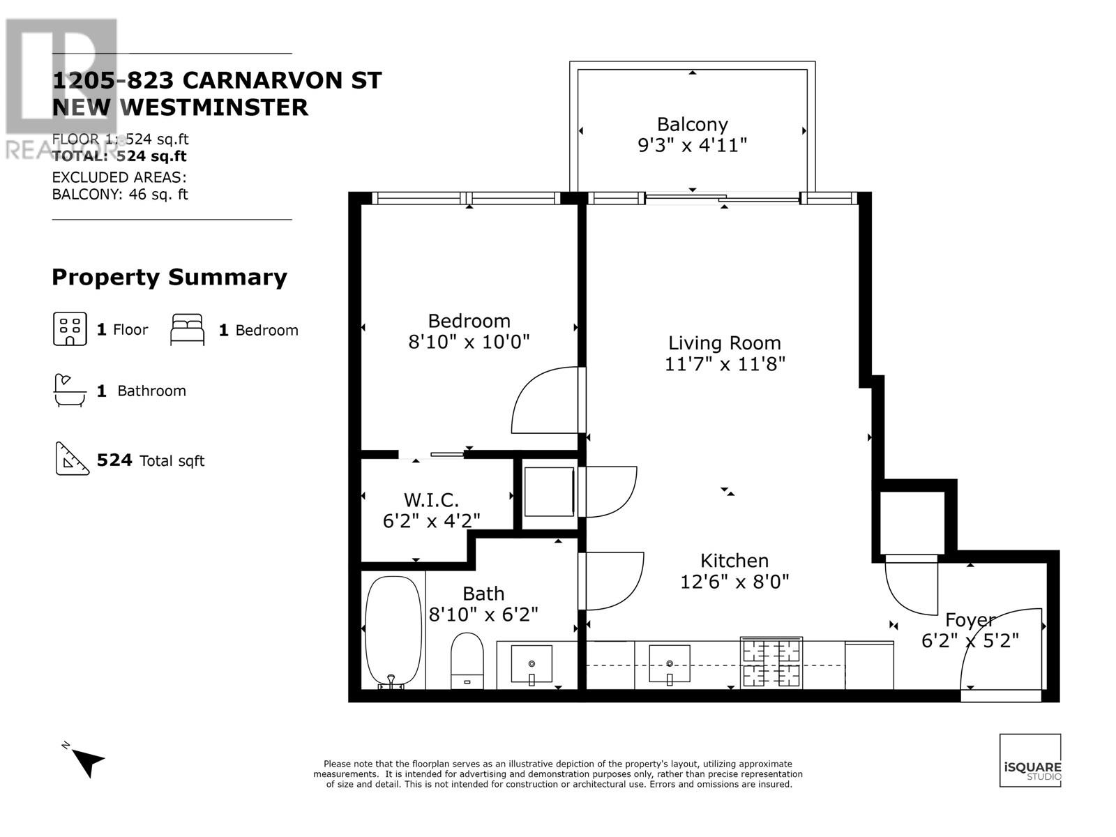 Photo 3 of 1205 823 Carnarvon Street, New Westminster BC