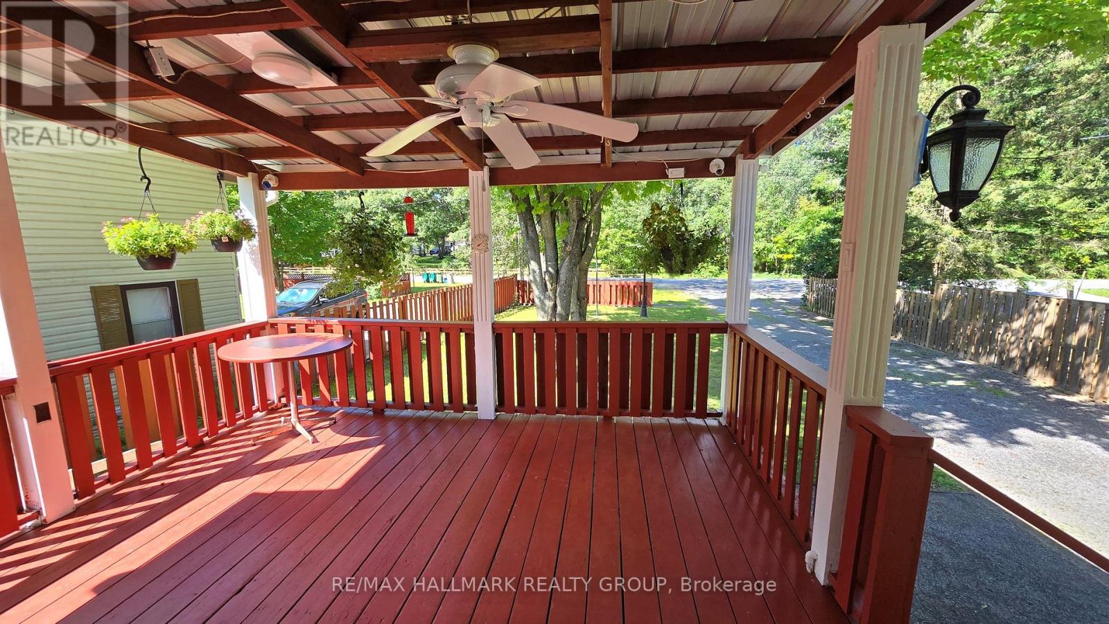 13' x 12' Covered Front Deck