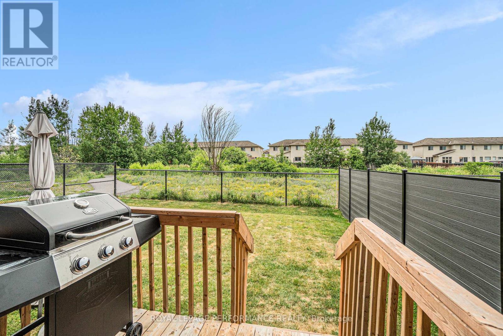 Backing onto green space
