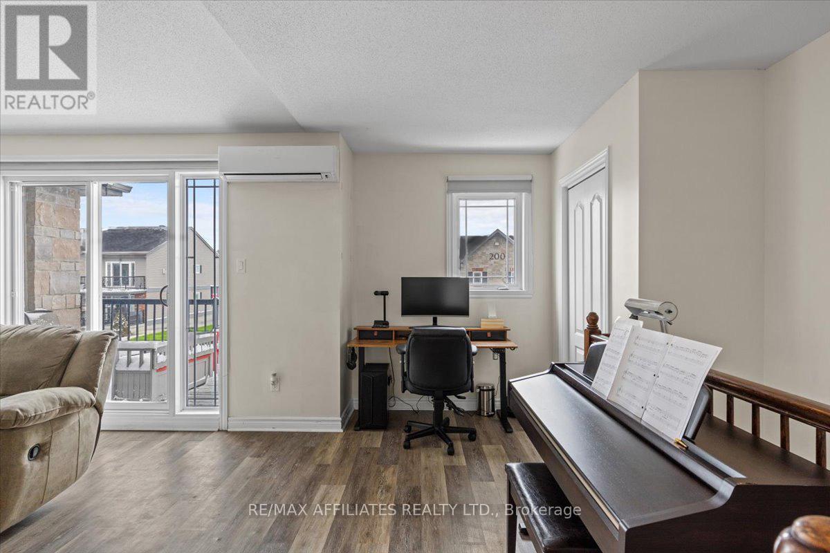 office area with storage closet.