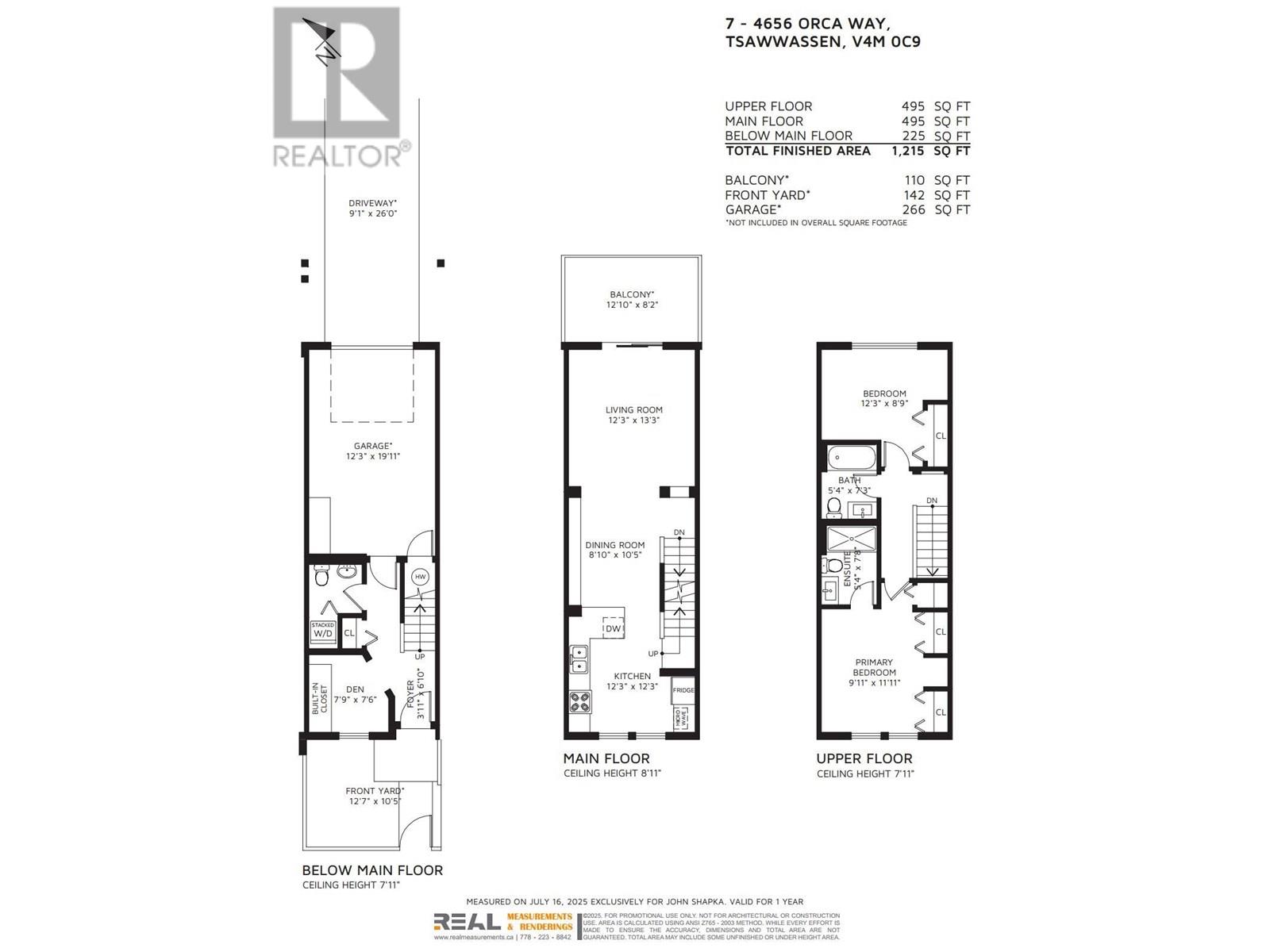 #7-4656 ORCA Way, Tsawwassen